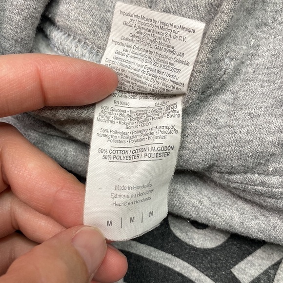 Gildan I love Guns And Coffee Grey Hooded Sweatshirt Size Medium - Picture 8 of 15